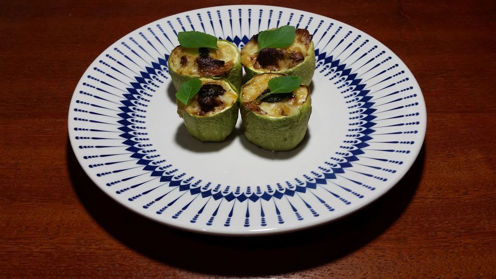 Abobrinha recheada