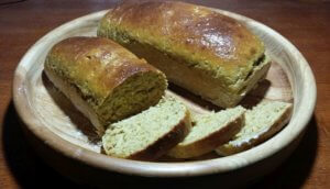 Pão integral de batata doce
