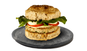 hambúrguer fit de frango